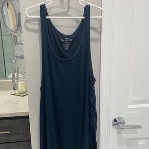 Ribbed tie up side Tank